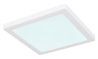 Lampada da soffitto LED in plastica bianca di media grandezza – immagine 5