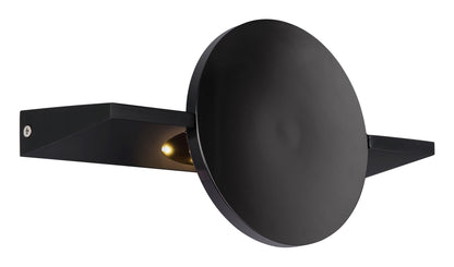 Grande lampada da parete LED in metallo gunmetal – immagine 3