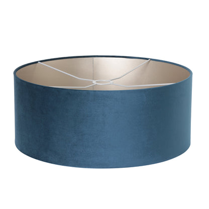 moderne-lampenkap-blauw-velours-steinhauer-variant-image1