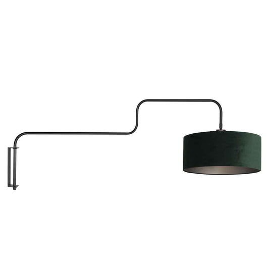 trendy-metalen-wandlamp-groen-veloursstof-steinhauer-bloeba-main-image