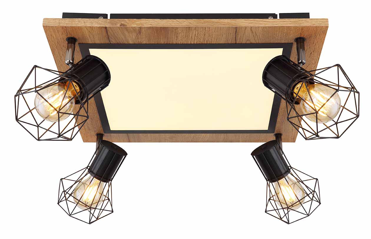 4-lichts-diamantkap-plafondlamp-zwart-globo-priska-variant-image1