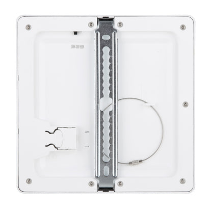 Zwarte kunststof plafondlamp met vierkant frame en opaalwitte lichtplaat – afbeelding 4