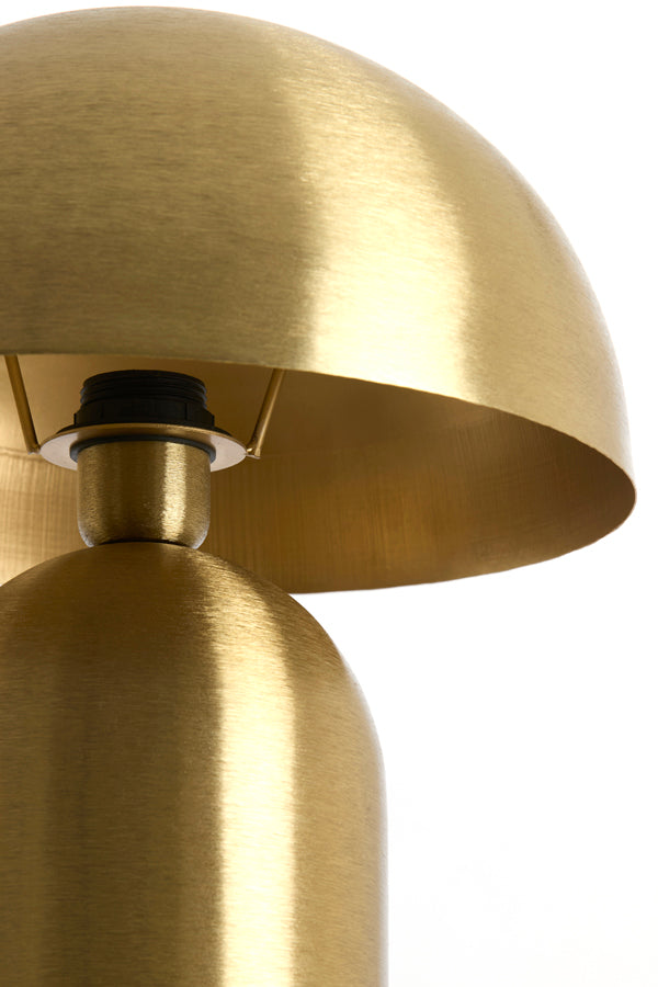 Lampada da tavolo in metallo dorato naturale di grandi dimensioni Light & Living Tolima – immagine 4