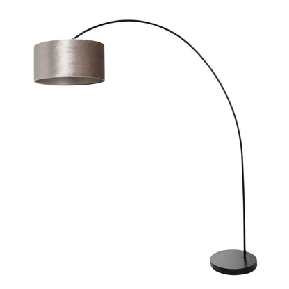 moderne-zwarte-booglamp-met-grijze-lampenkap-mexlite-solva-variant-image1