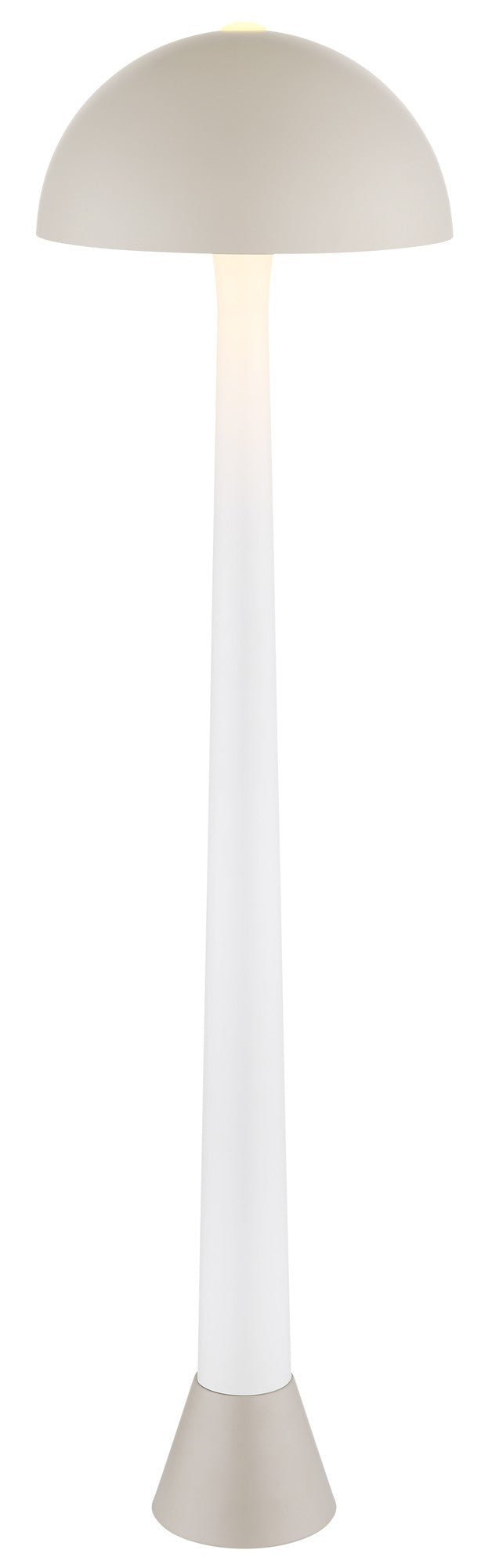 Suwena metalna podna lampa u boji pijeska – slika 2