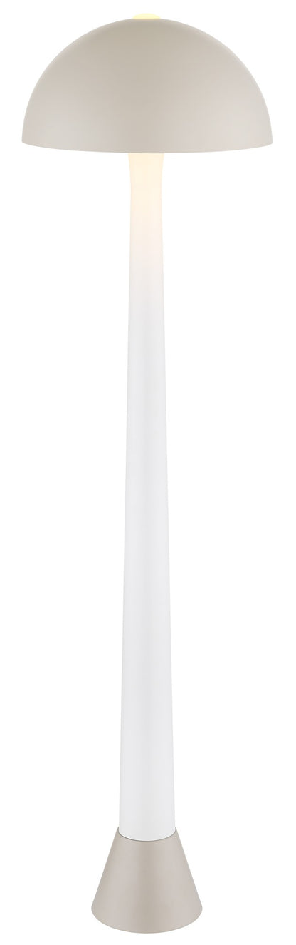 Suwena metalna podna lampa u boji pijeska – slika 2