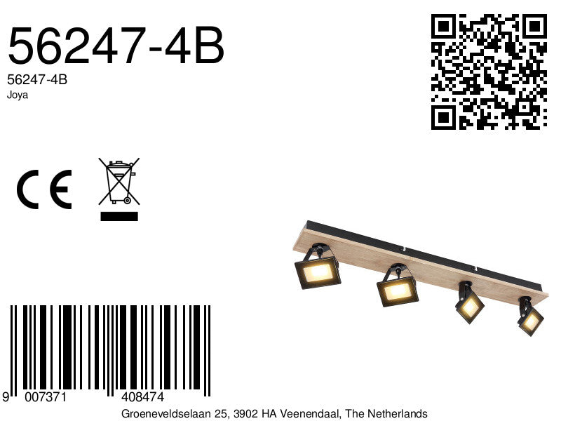 landelijke-4-lichts-draaibare-spot-bruin-zwart-globo-joya-variant-image8a