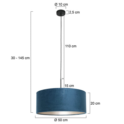 hanglamp-met-blauwe-kap-steinhauer-sparkled-light-variant-image7