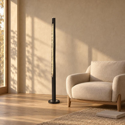 Globo Felicitas Black LED Floor Lamp – lifestyle image