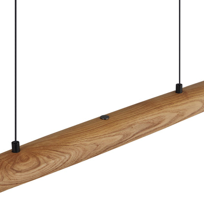 Lampa suspendată din metal negru cu LED-uri, plină de caracter – imaginea 4