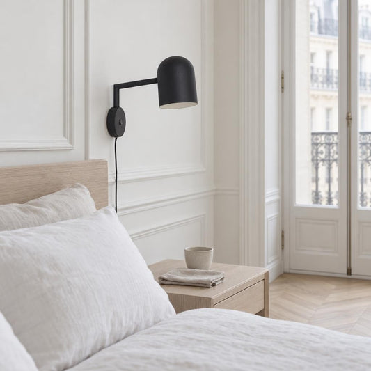 Retro wandlamp Marseille zwart – It's about RoMi – sfeerbeeld
