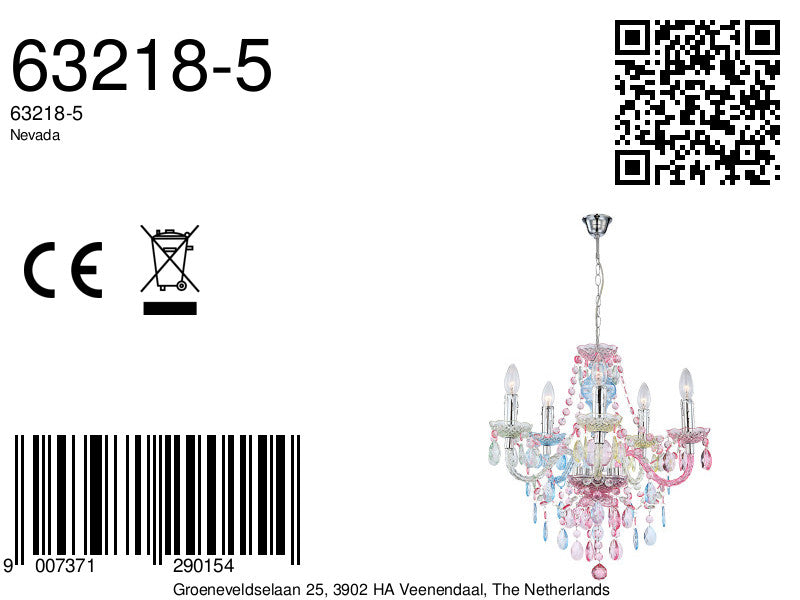 5-lichts-kroonluchter-barok-chroom-pastel-globo-nevada-variant-image8a