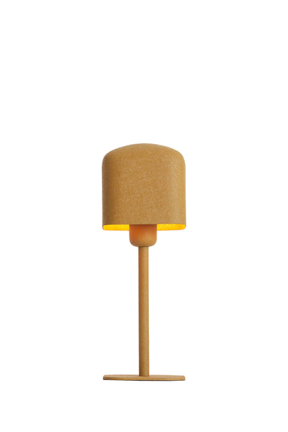 Piccola lampada da tavolo in metallo giallo ocra Light & Living Elenie – immagine 3