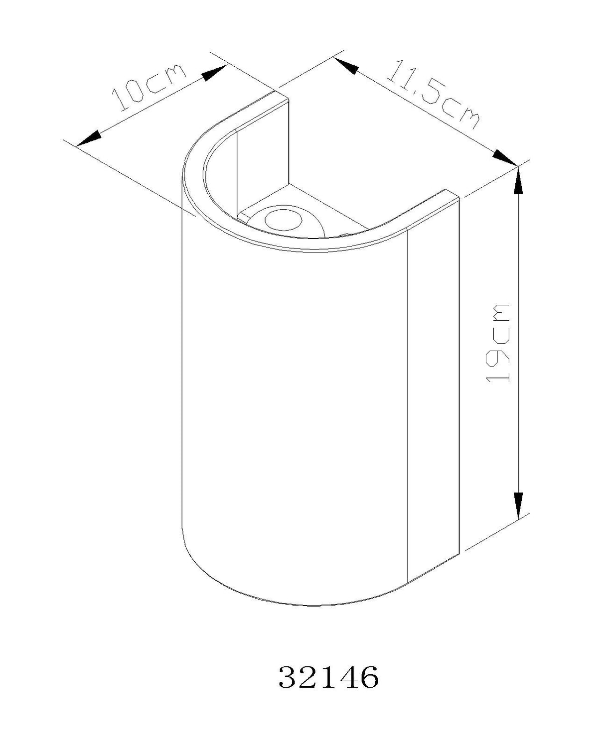 Lâmpada de parede externa de alumínio branco acolhedora – imagem 6